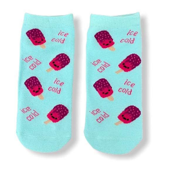 ❣️3/$15❣️ "ICE COLD POPSICLES" Ankle Socks - Picture 1 of 2